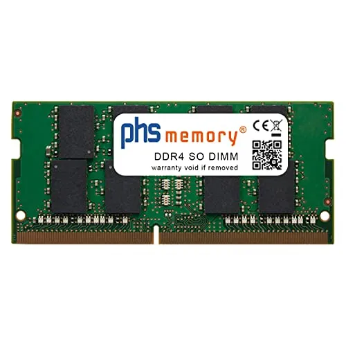 PHS-memory 16GB RAM Speicher kompatibel mit QNAP TS-251D-2G DDR4 SO DIMM 2400MHz PC4-2400T-S