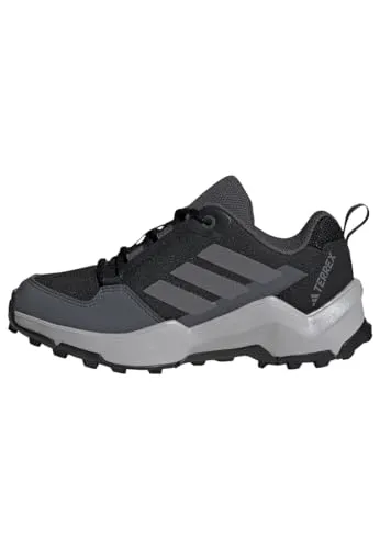 adidas Terrex Kid's Terrex AX4R - Robuste Multisportschuhe für Kinder - Wanderschuhe für Kinder in Grau/Schwarz, ideal für Abenteuer in der Natur. Robuste Bauweise und optimaler Halt für kleine Entdecker.