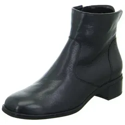 ARA Damen Graz Stiefelette - Bequeme Schwarz 37.5 EU Weit - Wanderschuhe mit Reißverschluss und Blockabsatz, aus hochwertigem Leder für optimalen Komfort bei jedem Schritt.