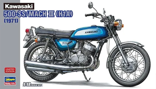 Hasegawa 21735 Kawasaki 500-SS/Mach III (H1A) (1971) 1/12 Bausatz