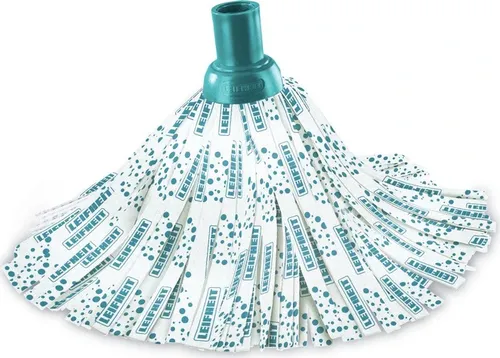 Leifheit Ersatz-Wischmopp Classic Mop 52068 - Streifenmopp aus Viskose - Extrem saugfähiger Streifenmopp für gründliche Reinigung bis in jede Ecke. Geeignet für Leifheit Classic Mop, waschbar bis 60°C und ideal für verschiedene Bodenarten.
