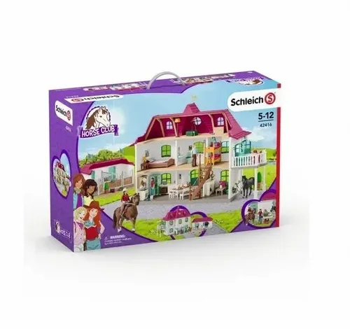 Großer Pferdehof mit Wohnhaus und Stall von Schleich