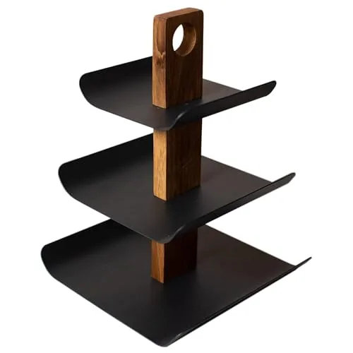B4K Etagere 33cm x 24cm in schwarz von B4K