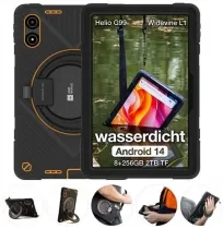 AGM P2 Active Tablet 8GB + 256GB, Schwarz - Tablets mit 256 GB Speicher, WiFi + LTE für mobiles Surfen, ideal für Streaming und Arbeiten unterwegs.
