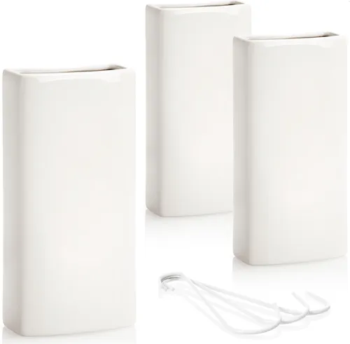 com-four® 3x Luftbefeuchter Heizung - Heizkörper Luftbefeuchter in weiß - Heizung Wasserverdunster aus Keramik