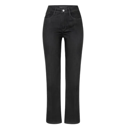 MAC LAURA Damen 5-Pocket Jeans Flared Fit - Hochwertige Flared Fit Jeans mit Bootcut und angenehmem Griff. Der elastische Denim sorgt für optimalen Tragekomfort und eine figurformende Silhouette – ideal für stilvolle Casual-Looks.
