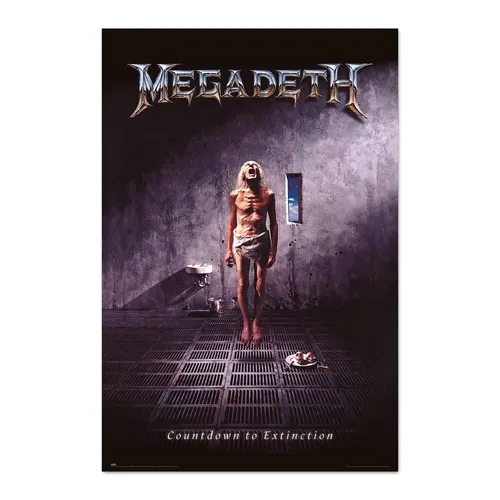 Poster MEGADETH - Countdown To Extinction 61x91,5cm NEU 15622