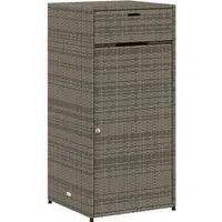 vidaXL Gartenschrank mit viel Stauraum - Gartenhausschränke aus langlebigem PE-Rattan mit praktischem Design, ideal zur Aufbewahrung von Gartengeräten und Outdoor-Kissen, wetterfest und pflegeleicht.