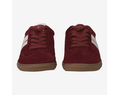 Paul Green 5450-146 Sneaker in Rot für Damen - Hochwertige Damen Sneaker aus softem Leder mit flexiblem Laufsohlen-Design für optimalen Komfort und trendstarken Style.