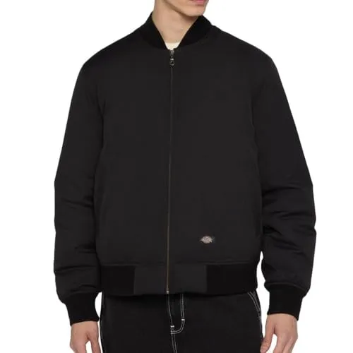 Dickies Bomberjacke für Herren, Schwarz, Größe L, Schwarz , L