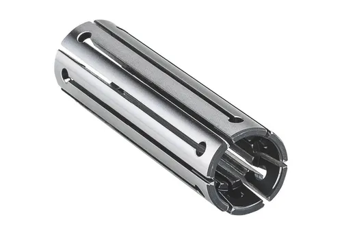 Röhm Spannhülse Min. Ø 10 Ausführung E für Grunddorn MZE 1 - Hochwertige Spannhülse mit minimalem Durchmesser von 10 mm, ideal für präzise Anwendungen. Robuste Ausführung für zuverlässigen Halt und einfache Handhabung im Werkzeugzubehör.