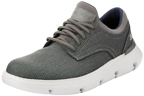 Skechers Garza Reardon, Lässige Schuhe, Charcoal Mesh,
