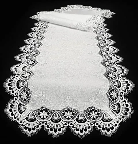 Tischläufer Weiß von Bronze