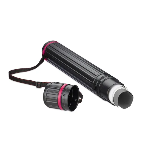 Posterrolle Zeichenrolle Plakatrolle Transportrolle Teleskoprolle schwarz