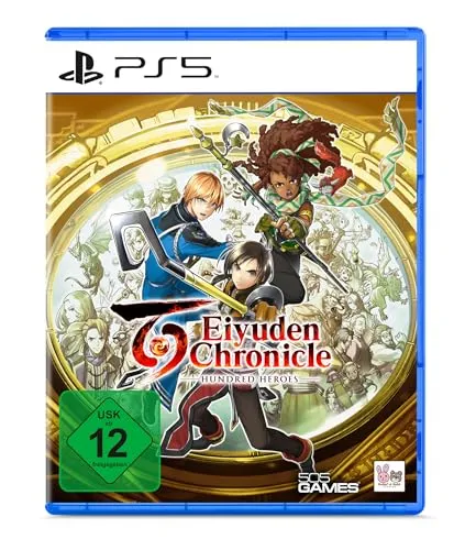 Eiyuden Chronicle Hundred Heroes - PS5 [EU Version] - JRPG mit packender Geschichte und einzigartigen Charakteren, unterstützt durch die Community. Erlebe epische Abenteuer und strategische Kämpfe in einer faszinierenden Welt.