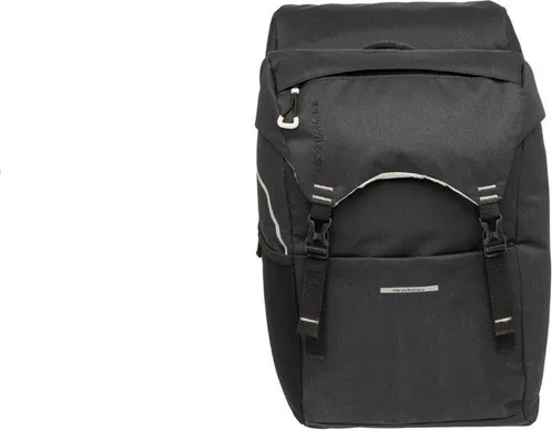 New Looxs Sports Double Racktime 2 - 32 Liter Gepäckträgertasche - Fahrradtaschen mit 32 Litern Volumen, ideal für längere Touren und robustes Design in schwarz/ grau.