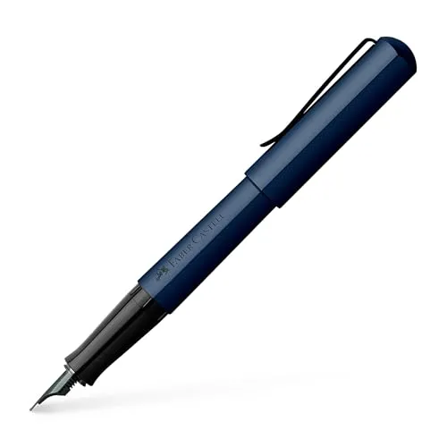 Faber-Castell 150541 - Füller Hexo, Federbreite F, blau, 1 Stück