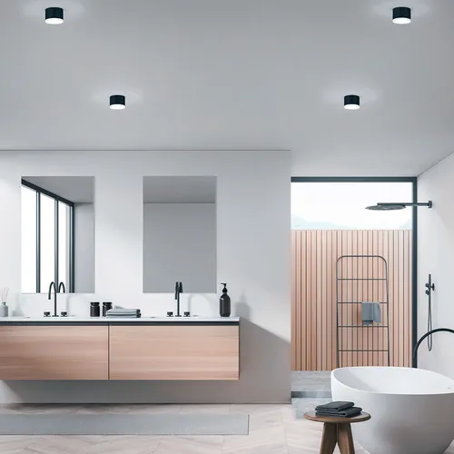 Helestra LED-Deckenleuchte PALA Schwarz matt 15/1629.22 von Helestra