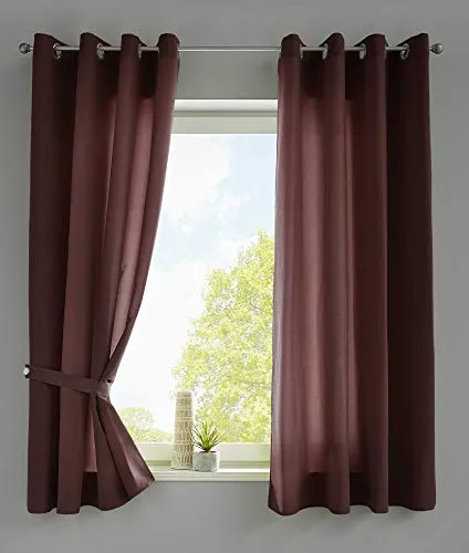 Vorhänge & Gardinen Braun von Gardinenbox