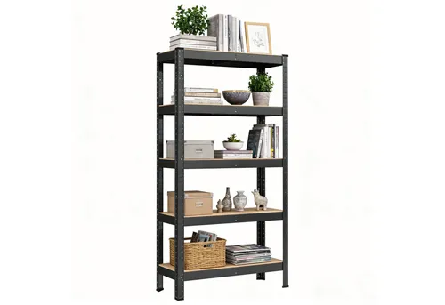 SONGMICS Schwerlastregal Standregal – 650 kg belastbar, 150 x 75 x 30 cm - Organisieren Sie Ihre Garage oder Werkstatt mit diesem stabilen Regal von SONGMICS. Es bietet 5 verstellbare Ablagen, die jeweils bis zu 130 kg tragen können, und sorgt für Ordnung und Übersichtlichkeit.