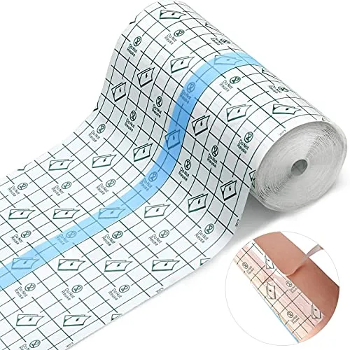 Wasserdicht Transparent Bandage 10cm x 10m - Erste-Hilfe-Heftpflaster & Verbandsmaterial, atmungsaktiv und hautfreundlich, ideal für langfristige Haftung und Schutz bei Wasseranwendungen.