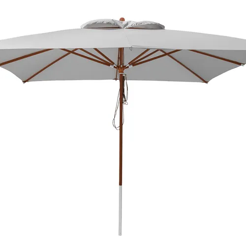 anndora® Sonnenschirm Gastronomie 4x4 m Silber Grau von anndora