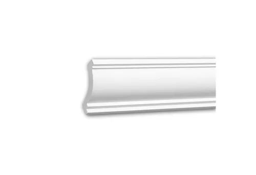 Profhome Flexprofil 150215F - Flexible Eckleiste 2 m - Elegante, flexible Eckleiste aus robustem Polyurethan, ideal für den Innenbereich. Verleiht jedem Raum einen stilvollen Akzent und ist einfach zu verarbeiten.