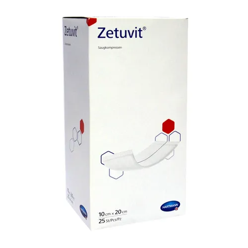 Zetuvit Saugkompressen Steril 10x20 cm 25 St