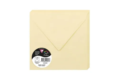 CLAIREFONTAINE Briefumschlag Clairefontaine Umschläge 165x165 chamois