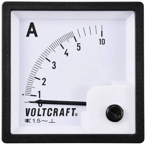 VOLTCRAFT AM-72X72/5A AM-72X72/5A Analog-Einbaumessgerät AM-72X72/5A 5A Dreheisen
