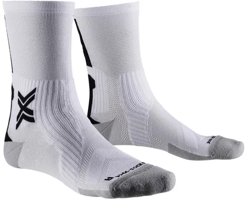 X-Socks Radsocke Bike Perform Crew weiss/schwarz Herren - 1 Paar, Größe: 42-44