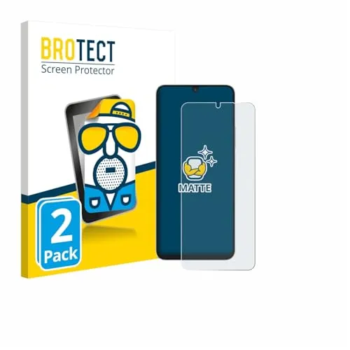 BROTECT Entspiegelungs-Schutzfolie für Blackview Shark 6 5G (2 Stück) Matte Displayschutz-Folie, Anti-Reflex, Anti-Fingerprint