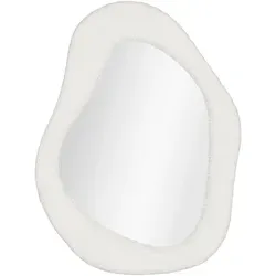 Bosa Spiegel – Weiß, 46,5x61 cm - Eleganter Spiegel in origineller Form mit hochwertiger Verarbeitung. Perfekt für moderne Innenräume und zur Aufwertung jedes Raumes. Verleiht Ihrem Zuhause einen stilvollen Akzent.