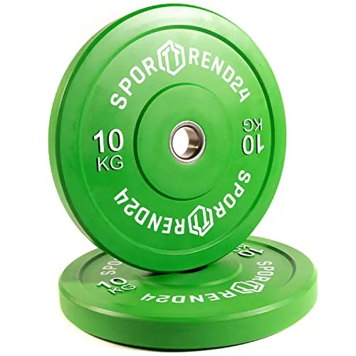 Sporttrend 24® Bumper Plate Gewichtswahl in blau von Sporttrend 24