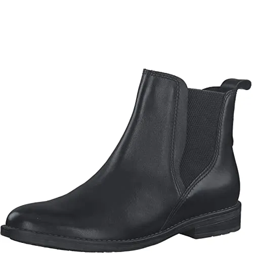 MARCO TOZZI - 2-25366-41 001 Black, 39 - Wanderschuhe für Damen, elegante schwarze Stiefeletten von Marco Tozzi, ideal für stilvolle Herbstlooks und bequemes Tragen.