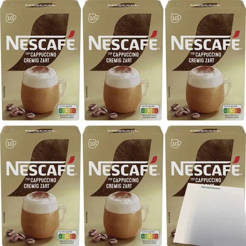Nescafe Gold Typ Cappuccino Cremig Zart Getränkepulver 6x140g Pack 60x14g Sticks