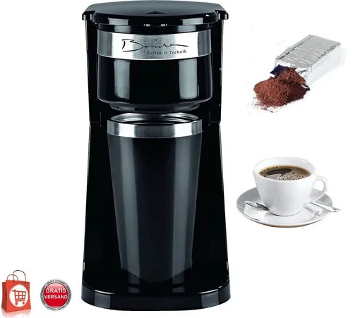 Barista Single Kaffeemaschine mit Kaffeebecher 15240