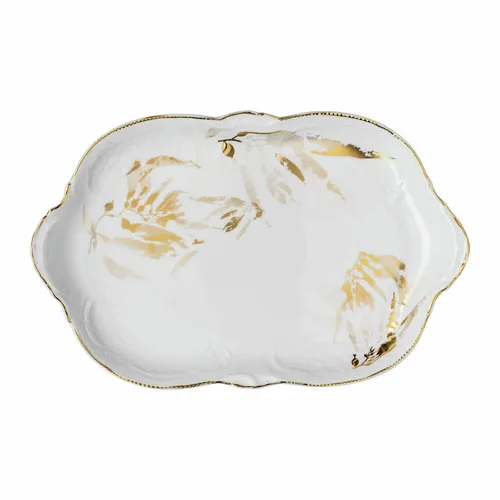 Rosenthal Servierplatte Heritage Midas, Porzellan, Mehrfarbig, 33 cm