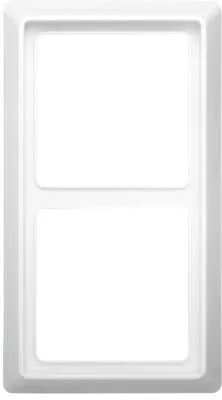 Busch-Jaeger 2102-34 Abdeckrahmen, Allwetter 44, 2-fach Rahmen, alpinweiß (2CKA001730A0209)