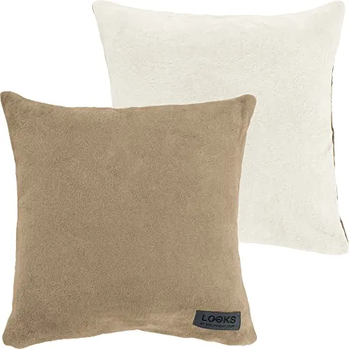 Looks by Wolfgang Joop Wendekissenhülle Natur/beige Größe 50x50 cm