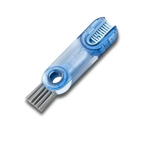 3-in-1 Multifunktionale Reinigungsbürste, Spaltreinigungsbürste, Wasserflaschen-Reinigungsbürste, Tassen-Reiniger (Blau)