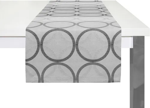 Wirth Tischläufer ZIRBELLO in grau von Wirth
