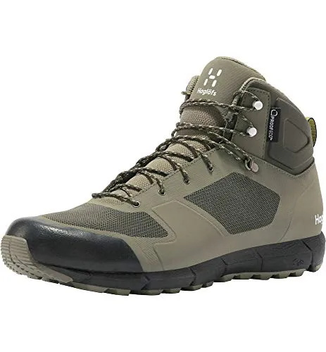 L.I.M Proof Mid Men - Leichte wasserdichte Trekkingschuhe in sage green/deep woods - Wanderschuhe mit nachhaltiger PROOF™ Eco Membrantechnologie, die atmungsaktiv und robust sind. Ideal für Trekking, bieten sie Knöchelstütze ohne Druckstellen.