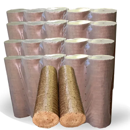 kg Rundholzbriketts 40 kg Holzbriketts Buche Eiche Weichholz Mischholz 4 x 10