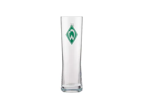WEIZENGLAS BIERGLAS GLAS SV WERDER BREMEN Raute NEU