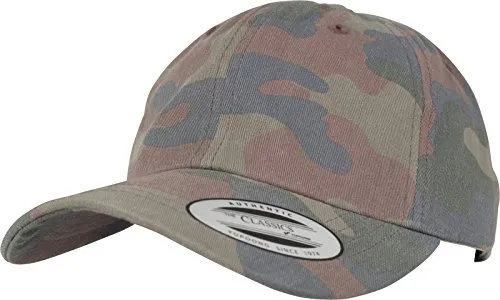 Flexfit Unisex 6245FC-Low Profile Cotton Cap, Wood camo, one Size