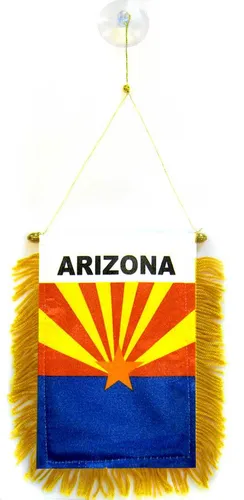 Wimpel ARIZONA 15x10cm - BUNDESSTAAT ARIZONA Mini Flagge 10 x 15 cm - Auto Penna