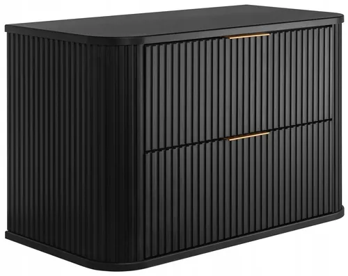 Xxxl Waschbeckunterschrank Schwarz 80x51x41 cm in schwarz von Rodan