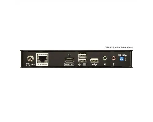 Aten CE820R USB HDMI HDBaseT 2.0 KVM Extender Audio- & Video-Adapter, 10000.0 cm, ohne Ethernet Port, Remote only