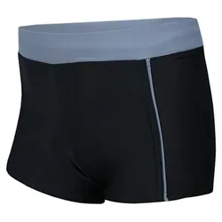 Aquarti Badeshorts Aquarti Jungen Badehose Schwimmhose Seitliche Paspel Kinder Badeshorts grau|schwarz 152